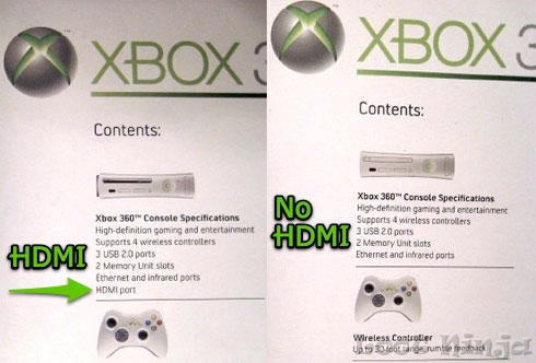 Xbox 360 HDMI Comparison