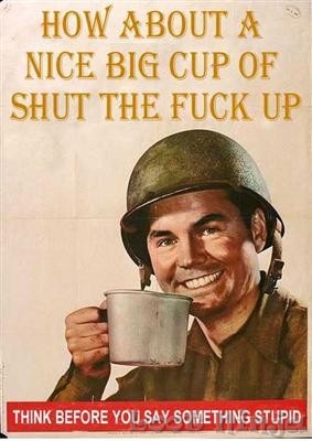 Big cup of STFU