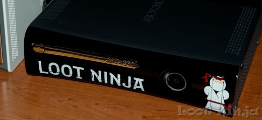 Loot Ninja Faceplate on my Xbox 360