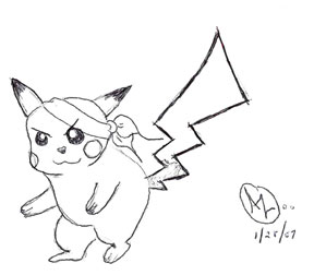 Pikachu Sketch